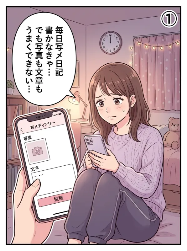 4コマ漫画 1コマ目