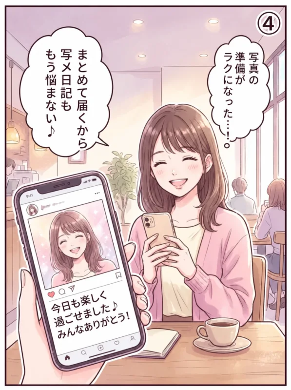 4コマ漫画 4コマ目