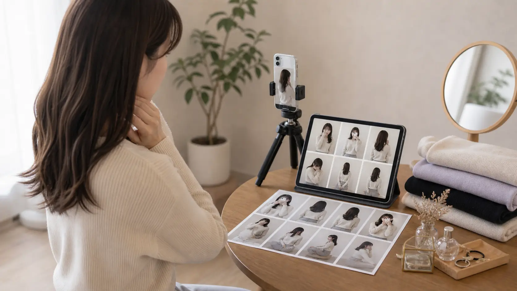 写メ日記の盛れるポーズ集|顔出しなしでも使える定番15選